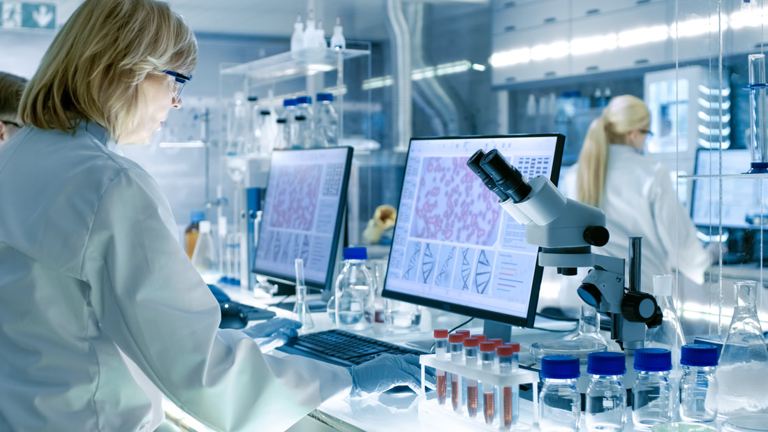 scientists in lab